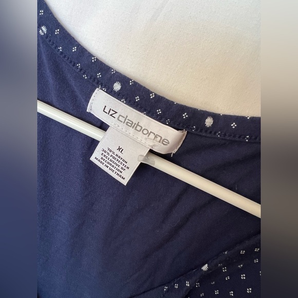 Liz Claiborne Blue Dress size XL - Picture 6 of 7